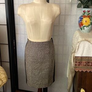White House Black Market Washable Tweed Wool Blend Skirt Wom 6
